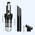 thumbnail image 3 of Powerful Portable Cordless Handheld Vacuum Cleaner and Air Duster with LED Light for Auto Home and Pet Hair Cleaning, 3 of 8