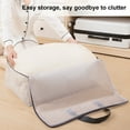 thumbnail image 3 of Chagetd Storage Bag with Reinforced Handle 75kg Load-capacity Large Capacity Waterproof Foldable Quilt Blanket Organizer, 3 of 8