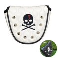 thumbnail image 3 of Cubierta del putter del mazo de golf Cola Skullembroidery blanco, 3 of 8