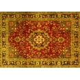 thumbnail image 1 of Ahgly Company Indoor Rectangle Persian Yellow Traditional Area Rugs, 8' x 12', 1 of 4