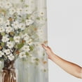 thumbnail image 3 of Creowell Flowers Pretty Shower Curtain 100% Polyester Fiber Bathroom Decor with Hooks 36x72, 3 of 7