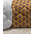 thumbnail image 3 of Abstract Down Alternative Comforter, Soft Leafy Paisley Pattern in Repeating Style on Plain Background, Microfiber Quilt for All Season, 5 Sizes, Pale Peach Persian Orange, by Ambesonne, 3 of 3