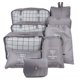 thumbnail image 1 of Bolsa de almacenamiento de viaje, conjunto de nueve piezas, bolsa de lavado, bolsa de almacenamiento para clasificación de ropa, conjunto de almacenamiento de viaje, 1 of 4