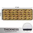 thumbnail image 5 of Kitchen Rugs Sets Of 2,Golden Black Horse and Diamond Pattern Anti Fatigue Kitchen Mat Rugs Non Slip Washable,Decorative Kitchen Floor Mats for Kitchen,Sink,Laundry,17"x47"+17"x47", 5 of 5