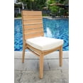 thumbnail image 6 of 7-Piece Teak Dining Set: 60" Rectangle Table + 6 Charleston Stacking Armless Chairs, 6 of 7