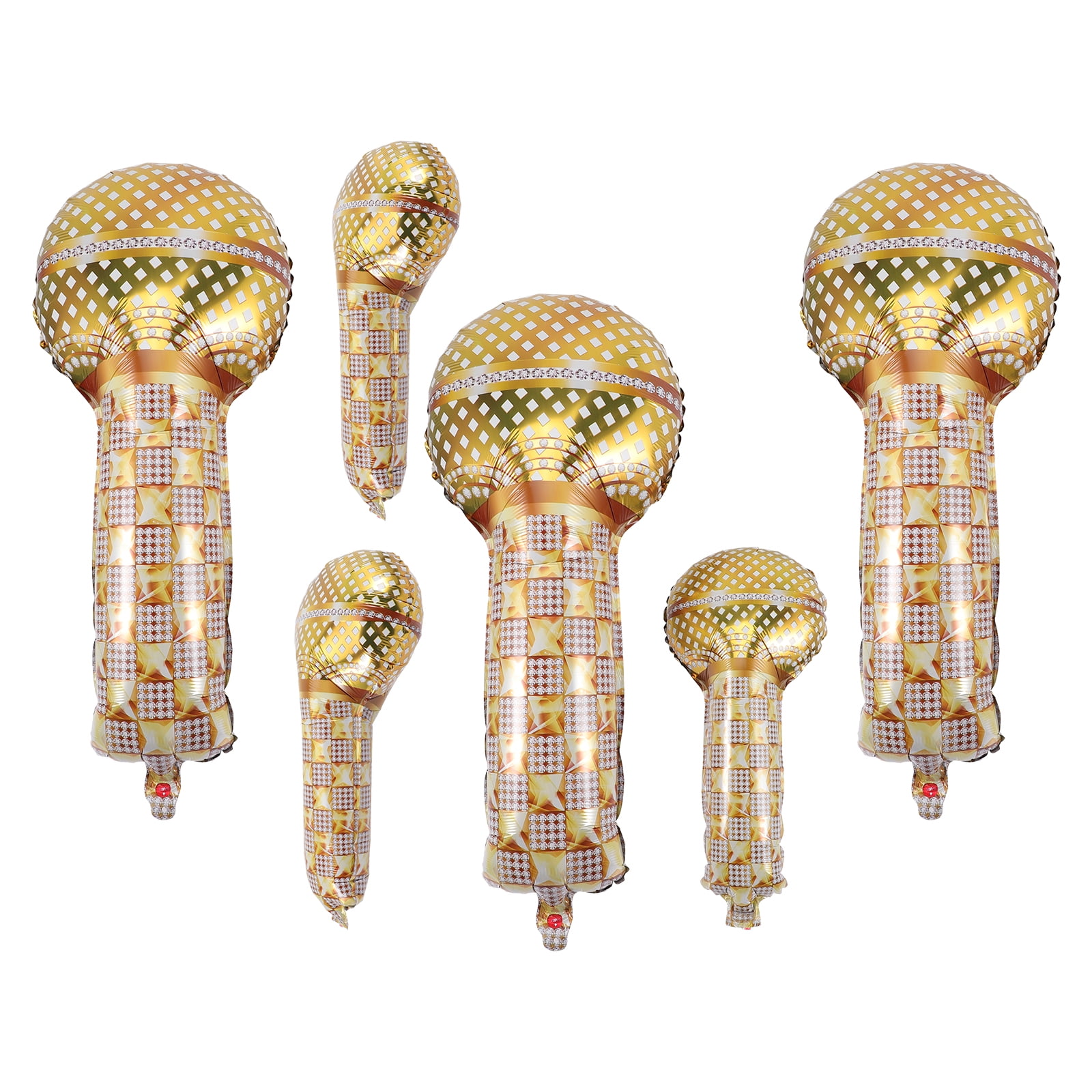 BalsaCircle 2 Rose Gold 10 Glass Hanging Party Disco Mirror Balls