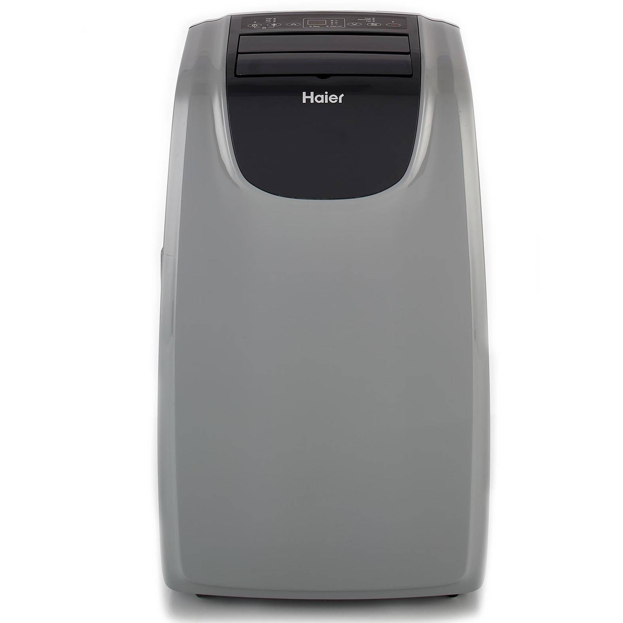 Haier 12,000 BTU Portable Air Conditioner, Grey/Black, HPP12XCT-LW