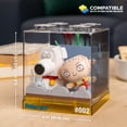 thumbnail image 4 of Brickcraft Family Guy Stewie and Brian Box! Collectible Building Kit (201-Piece Set), Family Guy Display Cube, TV Collectible Gift for Fans Ages 8+, 4 of 13
