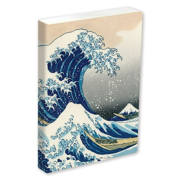 Journal Journal Under the Wave Off Kanagawa, Lined Paperback: Blank Lined 144 Page A5 Notebook, (Hardcover)