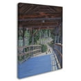 thumbnail image 2 of Trademark Fine Art 'Wood Covered Bridge' Canvas Art by Rusty Frentner, 2 of 3