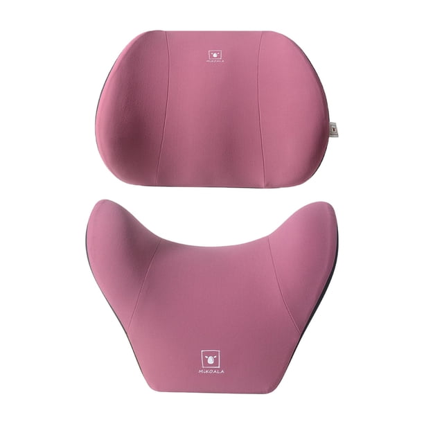Reposacabezas y soporte de cojín para la espalda, almohadilla para Púrpura Zulema Almohada para el cuello del reposacabezas