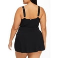 thumbnail image 2 of Plus Size Live in Color Surplus Swim Dress Swimsuit, 2 of 2