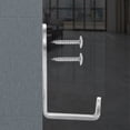 thumbnail image 3 of 10 Pieces Clothes Hanger Punch-free Self-adhesive Hanger Tear-resistant Waterproof Anti-rust Home Toilet Hook Rack Holder Small 3mm, 3 of 9