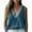Blue, variant on Yubnlvae Linen V-Neck Tank Tops for Women - Summer Casual Sleeveless Blouses (Lace Trim, Pocket Tunic Tops) Black L