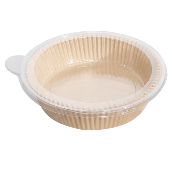 SDJMa Air Fryer Disposable Paper Liner, 50PCS Non-stick Disposable Liners, Baking Paper for Air Fryer Oil-proof, Water-proof, Food Grade Parchment for Baking Roasting Microwave , 6.3 inch