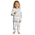thumbnail image 6 of FAWUUDO Christmas Colorable Pajamas Sets 2 Piece Hand Painted Sleeppwear Holiday Coloring Your Own Clothing, 6 of 8