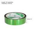 thumbnail image 2 of Uxcell Green Check Pattern Metalized Tape 1.2" x 55 Yards Decor Tape for Detailing Accent Wall Graphic Arts, 2 of 6