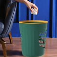 thumbnail image 1 of Ganfancp Cubos de Papel Huecos Portátiles y Prácticos Cubos de Basura de Plástico Sin Tapa para El Hogar En El Salón y El Dormitorio Artículos En Liquidación 1* Producto, 1 of 6