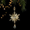 thumbnail image 6 of chaungfeng Christmas Snowflake Pendant, Tree Hanging Iron Ornament, for Indoor Decor, Holiday Party, Gift Giving, 6 of 6