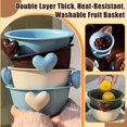 thumbnail image 2 of Household Lovely Fruit Washing Box Storage & Water Filtering Drainage Basket B1 G7H3, 2 of 7