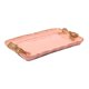 thumbnail image 4 of Bandejas de almacenamiento de pasteles con lazo de estilo europeo Bandeja de decoración cuadrada 12x20cm Rosa Afortunado Sencillez, 4 of 5