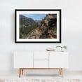 thumbnail image 2 of Hiking Down To The River - June Lake California Photography Mountain Nature Wilderness Landscape Scenic Forest Black Framed Wall Art Print 20 x 30 inches, 2 of 3
