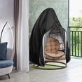 thumbnail image 2 of Nvzi Funda para columpio - Funda impermeable para asiento de columpio de jardín, para exteriores, resistente a la lluvia, al polvo, anti-UV, 45 x 75 pulgadas (gris 210D), 2 of 5
