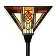 thumbnail image 3 of River of Goods 70 Inch Tall Stained Glass Mission Style Southwestern Torchiere, 3 of 4