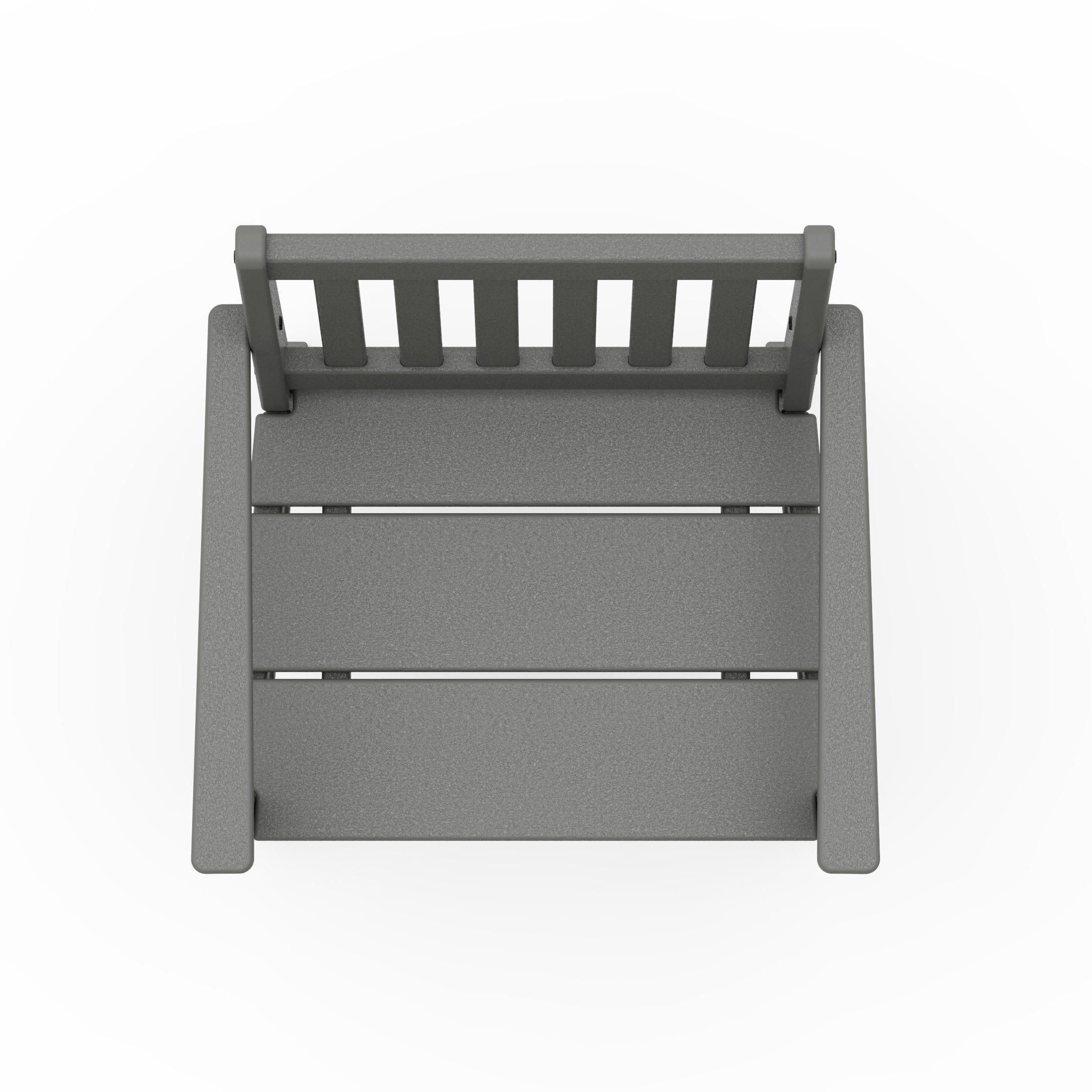 Better Homes & Gardens by POLYWOOD Southlake Outdoor Dining Arm Chair (2 Chairs), All-Weather HDPE, Patio Seat, Slate Gray