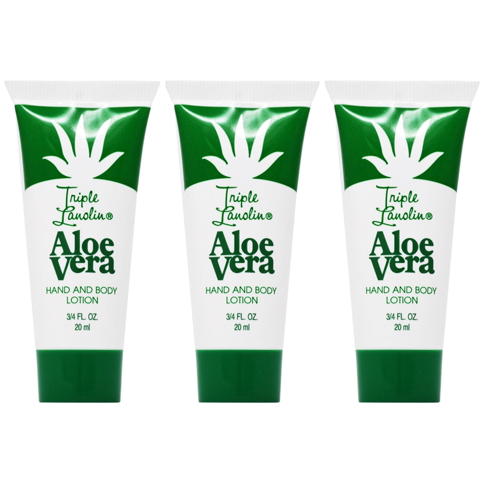 Aloe Vera Lotion 0.75oz (Pack of 3)