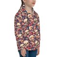 thumbnail image 3 of Lsque Skull rock record artist Patten Youth Hoodie Sweatshirt Pullover with Kangaroo Pocket Boys and Girls Hoodie Warm Hoodie for Kids-Medium, 3 of 6