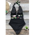 thumbnail image 4 of Women's Halter One Piece Swimsuit Keeping You Accompained Swimwear, 4 of 6