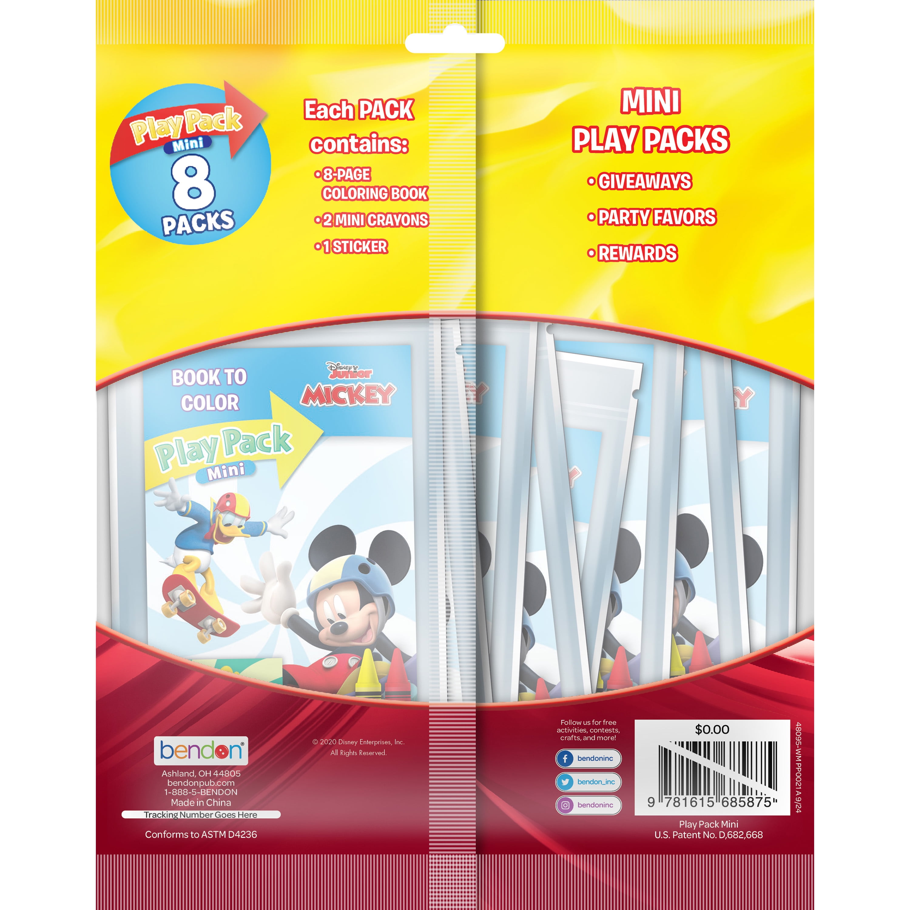 32G MaiYaPen+ Disney Basic 1～4 24冊のセット Disney Mickey Mouse 8 Count Mini Play Pack with Small