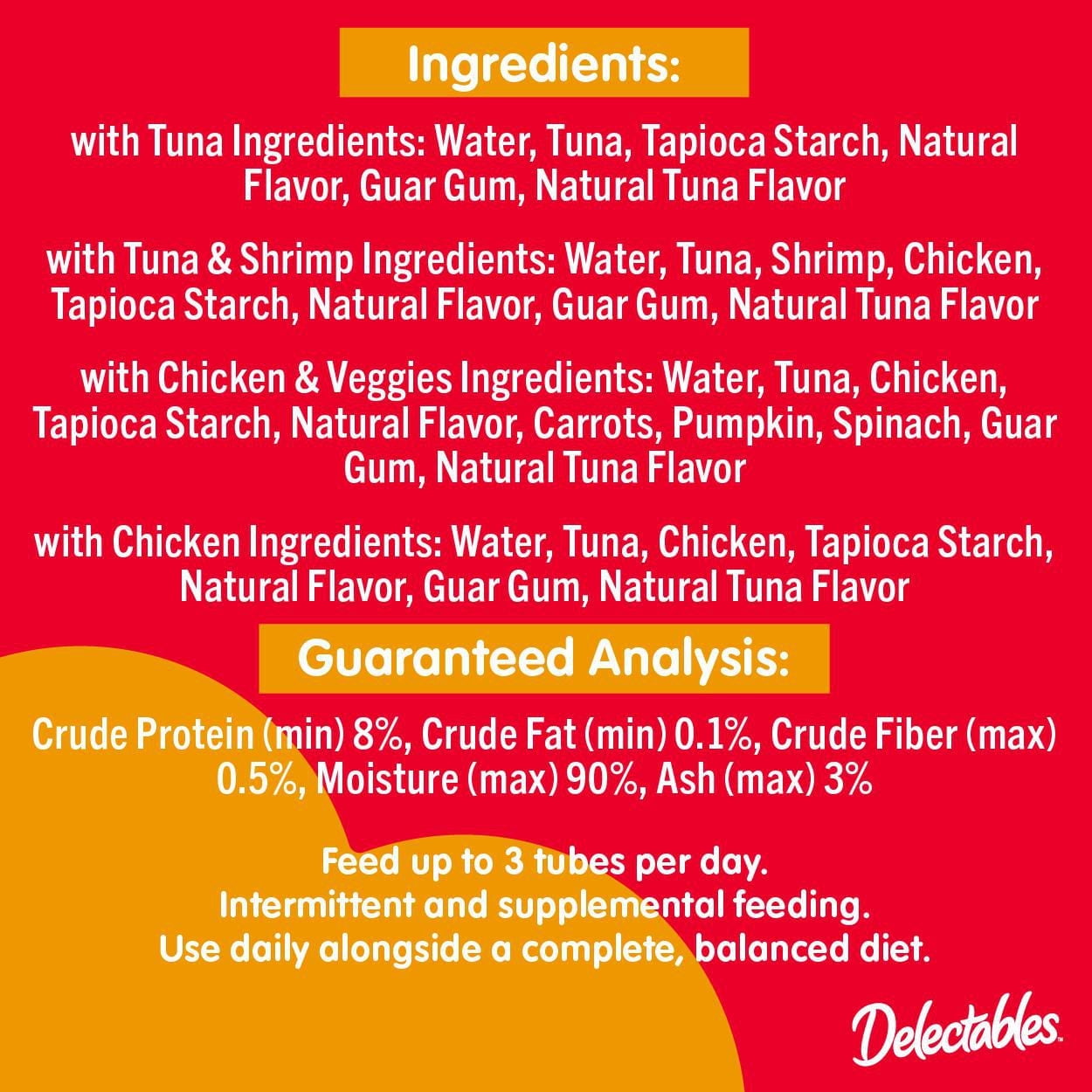 Delectables Squeeze up Cat Treats 48pk Jar We Cat Treat Variety Pack