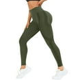 thumbnail image 4 of POROPL Womens Leggings Butt Lifting Leggings High Waisted Gym Workout Tummy Control Yoga Pants, 4 of 7