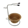 thumbnail image 1 of Kits de soporte de afeitado para hombres, herramientas de limpieza facial masculina para viajes, salones y hoteles marrón Yuyangstore Soporte para brochas de afeitar, 1 of 8