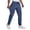 Blue, variant on Mens Quick Dry Hiking Pants Lightweight Joggers for Fishing Running Travel Breathable for All-Day Outdoor Comfort, L