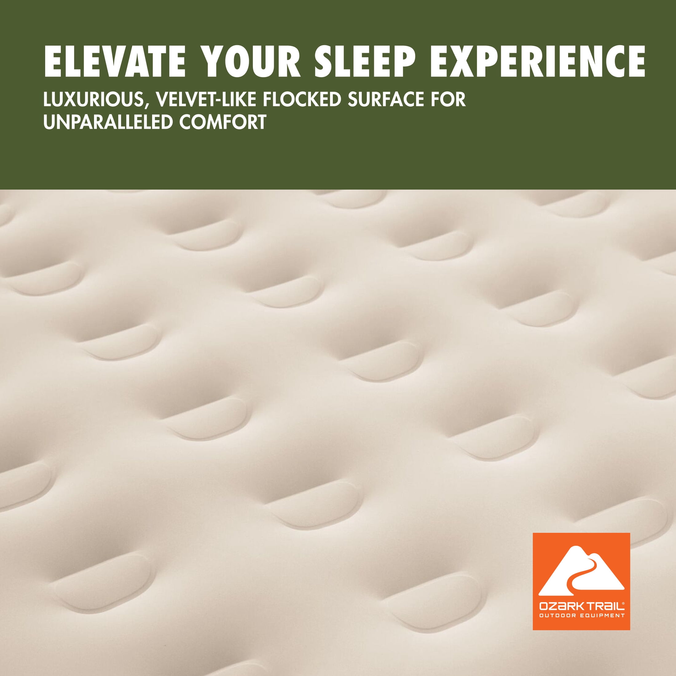 Ozark Trail 16" Queen Air Mattress with Built-In Electric Pump