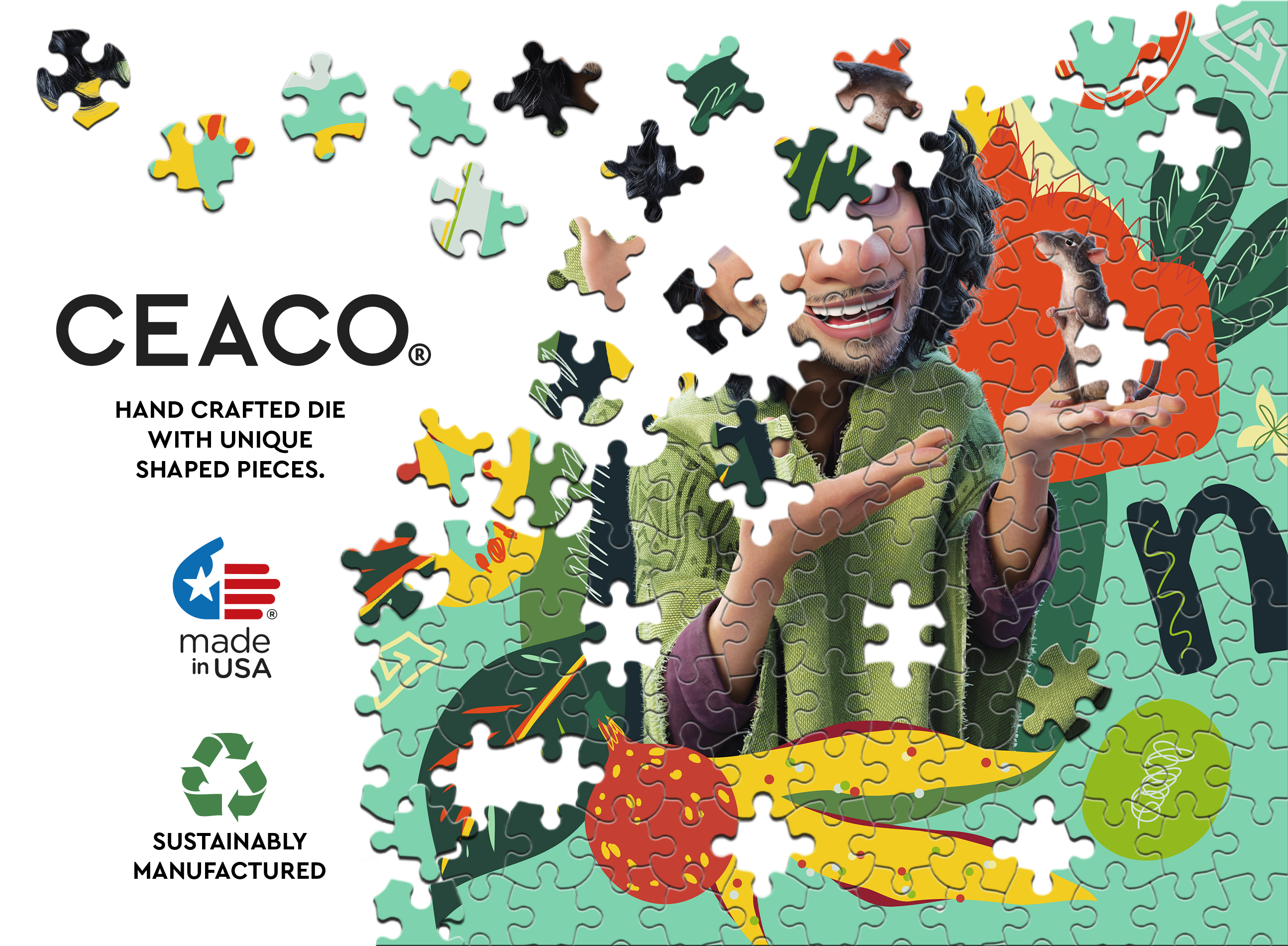 Ceaco 300 Piece Encanto - Bruno Interlocking Jigsaw Puzzle