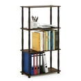 thumbnail image 3 of Furinno Turn-N-Tube 4-Tier Classic Tubes Display Shelf, Brown, 3 of 5