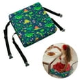 thumbnail image 3 of Toddler Booster Seat for Dining Table Non Slip Booster Seat with Adjustable Safety Belt and Fastening Strap Cute Table Booster Seat Lightweight Booster Seat Cushion for Travel Home Toddler, 3 of 10