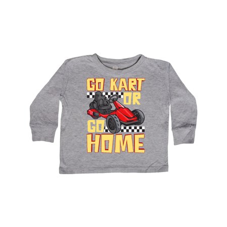 

Inktastic Go Kart Funny Go Karting Gift Toddler Boy or Toddler Girl Long Sleeve T-Shirt