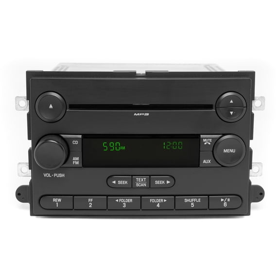 Restored 07 Ford Fusion Single AM FM CD Player Radio Receiver OEM Original 7E5T-18C869-BE (Refurbished)