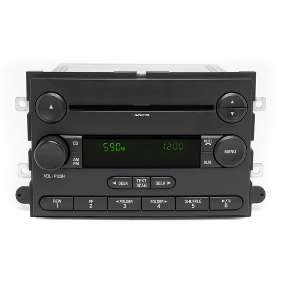 Restored 07 Ford Fusion Single AM FM CD Player Radio Receiver OEM Original 7E5T-18C869-BE (Refurbished)