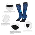 thumbnail image 6 of Lsque Futuristic Blue Light Wolf Printed Crew Socks Men's Women's LightWeight Thin Casual Calf Socks ,Knee High Socks,Cotton Socks, 6 of 9