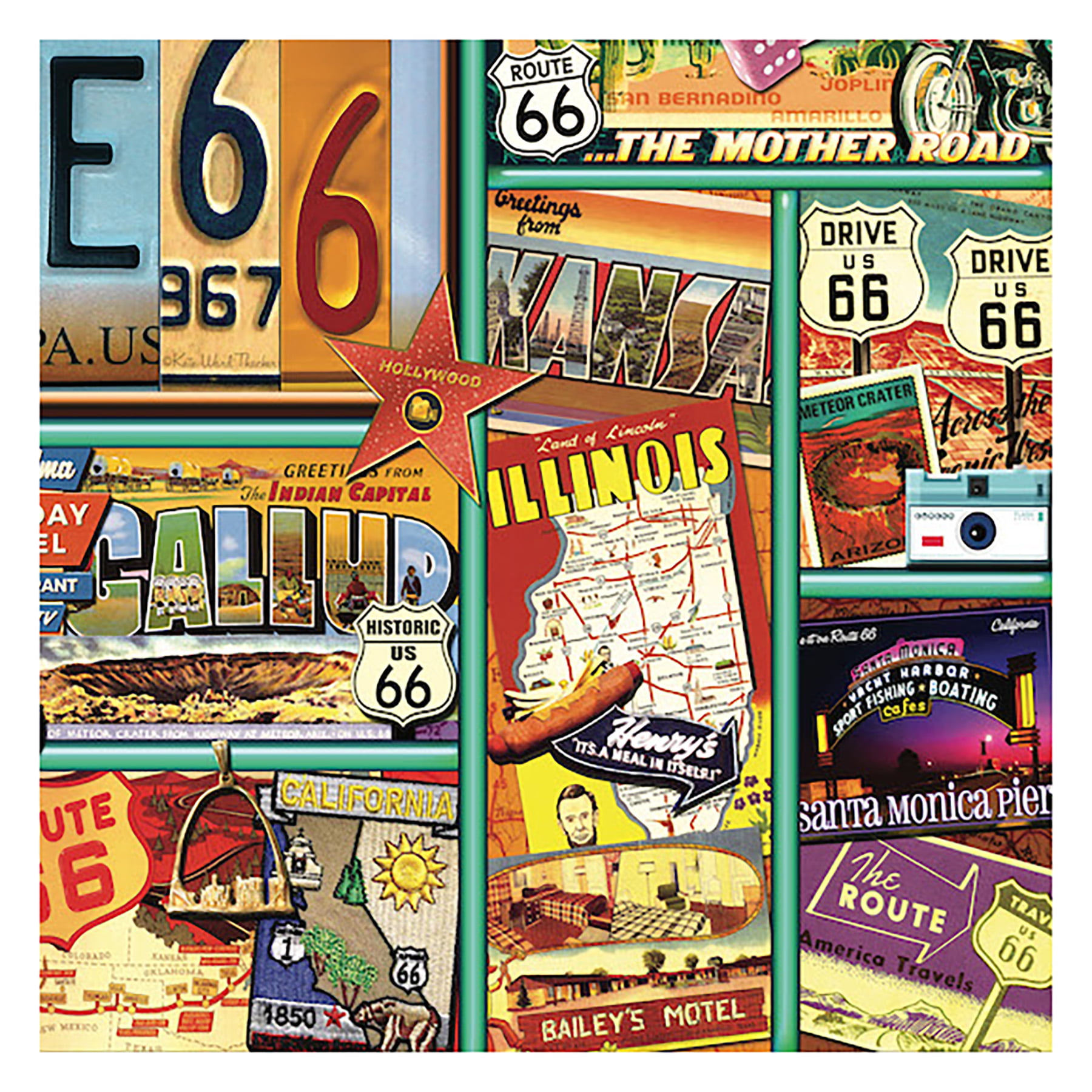 Route 66 Puzzles hotop 1/4 inch quilting sewing tape wash away