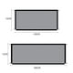 thumbnail image 2 of Valla para mascotas, valla de aislamiento, valla de seguridad transparente para ventanas/balcones, red de aislamiento plegable portátil, valla práctica para perros, 110 x 72 cm, 2 of 4