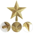 thumbnail image 2 of Estrella de Navidad Adepaton Para árbol Decoraciones 20 cm oro plata rojo, 2 of 6