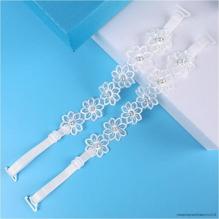 

1 Pair Bra Straps Flower Lace Adjustable Bra Strap Shoulder Strap Dress Decor