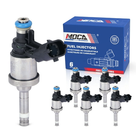 MOCA AUTOPARTS 6x Fuel Injectors FJ994 Fit for 2009-2011 Buick Enclave V6 3.6L & 2008-2011 Cadillac STS V6 3.6L & 2009-2011 GMC Acadia V6 3.6L